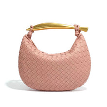 Load image into Gallery viewer, Capri 26 Intrecciato Vegan Leather Shoulder Bag