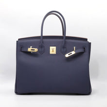 Load image into Gallery viewer, London 30 Large Size Birkin Style Top Handle Bag - Real Leather Version