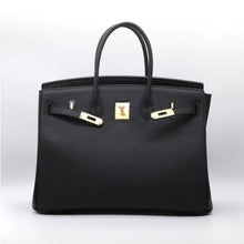 Load image into Gallery viewer, London 30 Large Size Birkin Style Top Handle Bag - Real Leather Version