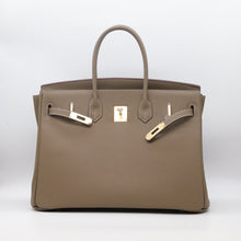 Load image into Gallery viewer, London 30 Large Size Birkin Style Top Handle Bag - Real Leather Version
