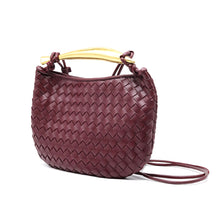Load image into Gallery viewer, Capri 26 Intrecciato Vegan Leather Shoulder Bag