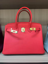 Load image into Gallery viewer, London 30 Large Size Birkin Style Top Handle Bag - Real Leather Version