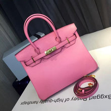 Load image into Gallery viewer, London 30 Large Size Birkin Style Top Handle Bag - Real Leather Version