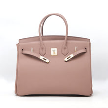 Load image into Gallery viewer, London 30 Large Size Birkin Style Top Handle Bag - Real Leather Version
