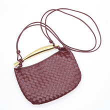 Load image into Gallery viewer, Capri 26 Intrecciato Vegan Leather Shoulder Bag