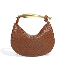 Load image into Gallery viewer, Capri 26 Intrecciato Vegan Leather Shoulder Bag