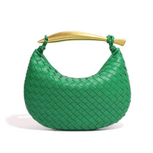 Load image into Gallery viewer, Capri 26 Intrecciato Vegan Leather Shoulder Bag