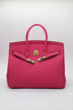Load image into Gallery viewer, London 35 Large Size Birkin Style Top Handle Bag - Vegan Leather Version