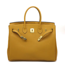 Load image into Gallery viewer, London 35 Large Size Birkin Style Top Handle Bag - Vegan Leather Version