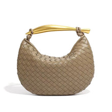 Load image into Gallery viewer, Capri 26 Intrecciato Vegan Leather Shoulder Bag