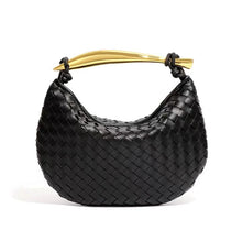 Load image into Gallery viewer, Capri 26 Intrecciato Vegan Leather Shoulder Bag