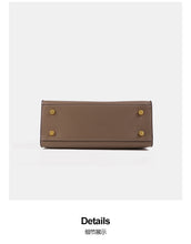 Load image into Gallery viewer, Verona 28 Saffiano Top Handle Kelly Style Handbag Vegan/Real Leather
