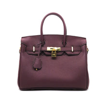 Load image into Gallery viewer, London 35 Large Size Birkin Style Top Handle Bag - Vegan Leather Version
