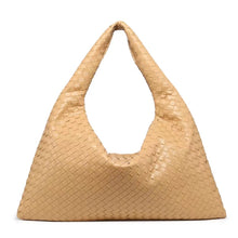 Load image into Gallery viewer, Genova 50 Vegan Leather Woven Oversized Should Bag
