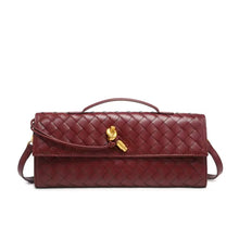 Load image into Gallery viewer, Miami 31 Vegan Leather Andiamo Woven Clutch
