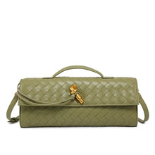 Load image into Gallery viewer, Miami 31 Vegan Leather Andiamo Woven Clutch
