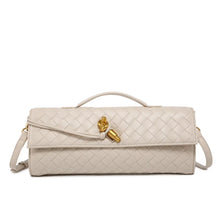 Load image into Gallery viewer, Miami 31 Vegan Leather Andiamo Woven Clutch
