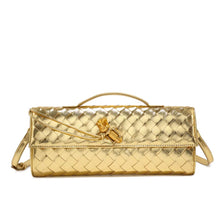 Load image into Gallery viewer, Miami 31 Vegan Leather Andiamo Woven Clutch
