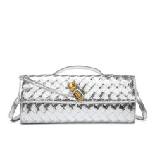 Load image into Gallery viewer, Miami 31 Vegan Leather Andiamo Woven Clutch
