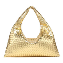 Load image into Gallery viewer, Genova 50 Vegan Leather Woven Oversized Should Bag
