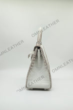 Load image into Gallery viewer, London 25 Birkin Style HCP Nile Croc Leather Himalaya Silver Hardware
