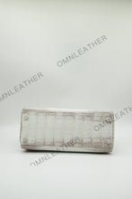 Load image into Gallery viewer, London 25 Birkin Style HCP Nile Croc Leather Himalaya Silver Hardware
