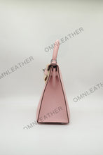 Load image into Gallery viewer, Verona 28 Kelly Style Fully Handmade Epsom Leather Pink Color Silver Hardware
