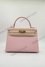 Load image into Gallery viewer, Verona 28 Kelly Style Fully Handmade Epsom Leather Pink Color Gold Hardware
