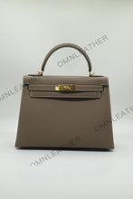 Load image into Gallery viewer, Verona 28 Kelly Style Fully Handmade Epsom Leather Etoupe Color Gold Hardware
