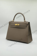 Load image into Gallery viewer, Verona 28 Kelly Style Fully Handmade Epsom Leather Etoupe Color Gold Hardware
