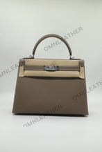 Load image into Gallery viewer, Verona 28 Kelly Style Fully Handmade Epsom Leather Etoupe Color Silver Hardware
