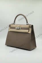Load image into Gallery viewer, Verona 28 Kelly Style Fully Handmade Epsom Leather Etoupe Color Silver Hardware
