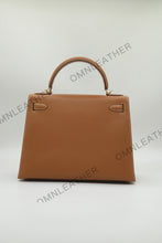 Load image into Gallery viewer, Verona 28 Kelly Style Fully Handmade Epsom Leather Brown Color Gold Hardware
