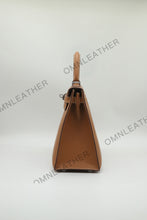 Load image into Gallery viewer, Verona 28 Kelly Style Fully Handmade Epsom Leather Brown Color Silver Hardware
