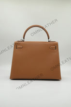 Load image into Gallery viewer, Verona 28 Kelly Style Fully Handmade Epsom Leather Brown Color Silver Hardware
