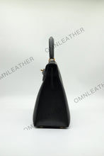 Load image into Gallery viewer, Verona 28 Kelly Style Fully Handmade Epsom Leather Black Color Gold Hardware
