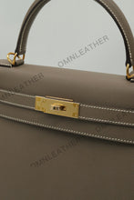 Load image into Gallery viewer, Verona 28 Kelly Style Fully Handmade Epsom Leather Etoupe Color Gold Hardware
