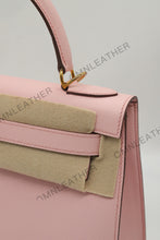 Load image into Gallery viewer, Verona 28 Kelly Style Fully Handmade Epsom Leather Pink Color Gold Hardware

