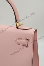 Load image into Gallery viewer, Verona 28 Kelly Style Fully Handmade Epsom Leather Pink Color Gold Hardware
