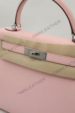 Load image into Gallery viewer, Verona 28 Kelly Style Fully Handmade Epsom Leather Pink Color Silver Hardware
