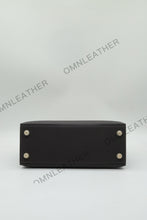 Load image into Gallery viewer, Verona 25 Kelly Style Full Handmade Epsom Leather Ebony Color Gold Hardware
