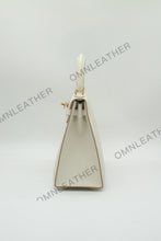 Load image into Gallery viewer, Verona 25 Kelly Style Fully Handmade Epsom Leather Cream Color Gold Hardware
