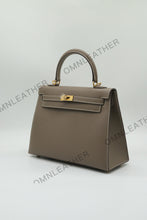 Load image into Gallery viewer, Verona 25 Kelly Style Fully Handmade Epsom Leather Etoupe Color Gold Hardware
