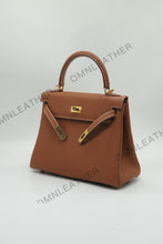 Load image into Gallery viewer, Verona 25 Kelly Style Fully Handmade Togo Leather Brown Color Gold Hardware
