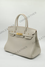 Load image into Gallery viewer, London 30 Birkin Style Togo Leather Beton Color Gold Hardware
