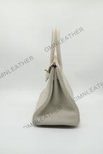 Load image into Gallery viewer, London 30 Birkin Style Togo Leather Beton Color Gold Hardware
