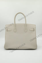 Load image into Gallery viewer, London 30 Birkin Style Togo Leather Beton Color Gold Hardware
