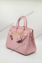 Load image into Gallery viewer, London 30 Birkin Style Togo Leather Pink Color Gold Hardware
