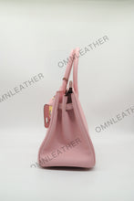 Load image into Gallery viewer, London 30 Birkin Style Togo Leather Pink Color Gold Hardware
