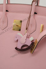 Load image into Gallery viewer, London 30 Birkin Style Togo Leather Pink Color Gold Hardware
